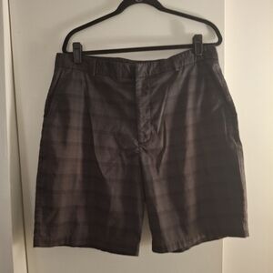 Walter Hagen Men's Charcoal Flat Front Shorts